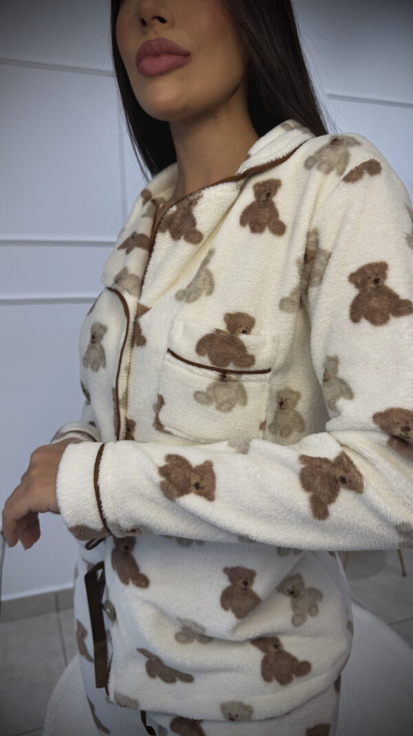 Pijama Dengo - Tecido Fleece - Estampa Urso - Imagem 3